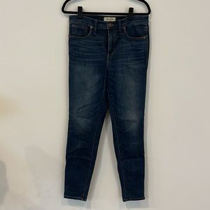 Madewell Women’s 10” High Rise Skinny Jeans, Size 29